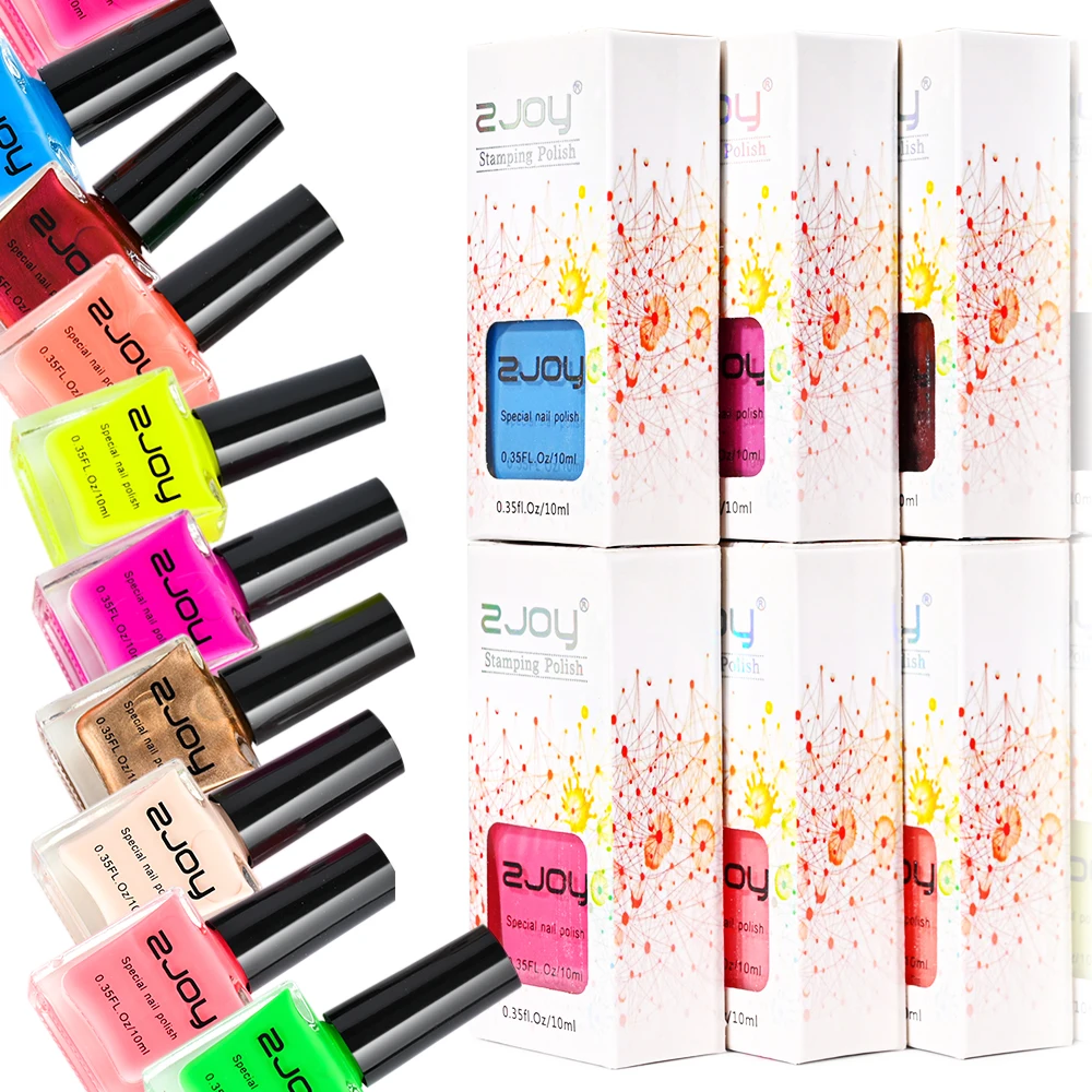 10 ml/botella de esmalte para estampado de uñas, 30 colores, pintura al óleo, impresión de sellos, barniz para decoración de uñas, sello colorido, esmalte, laca, geles para uñas # GY