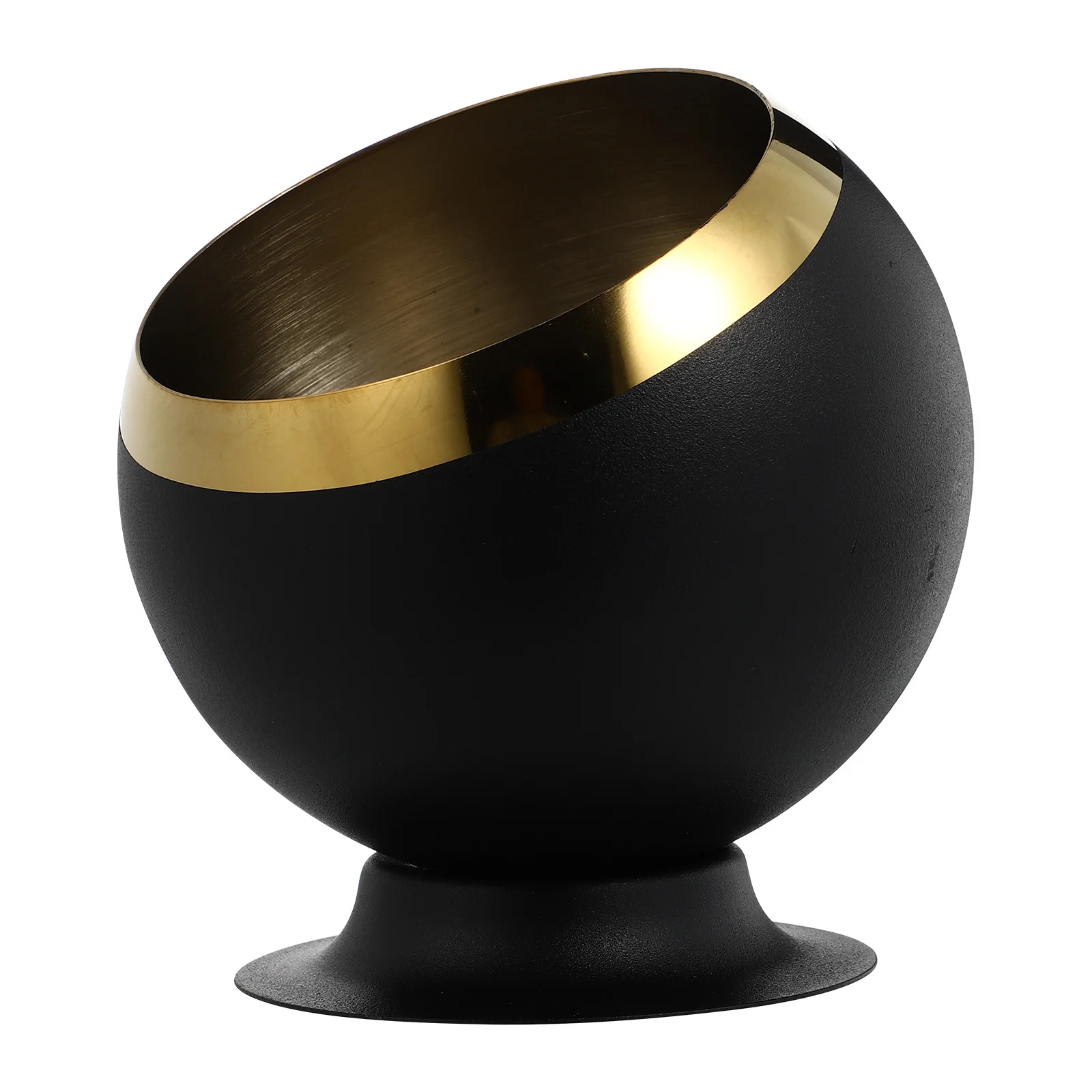 

1pc Stainless Steel Simple Style Cigarette Butt Container Compact Metal Ashtray For Home Use Practical Household Desktop Ashtray