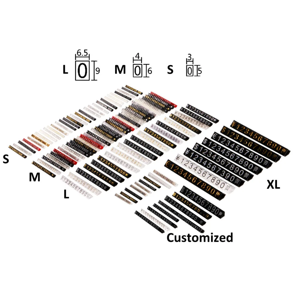 Định Giá Khối Lập Phương Kỹ Thuật Số Giá Pop Số Đèn Báo Hiển Thị Các Thẻ Cho Trưng Bày Store Thẻ Số Đơn Vị Số Giá