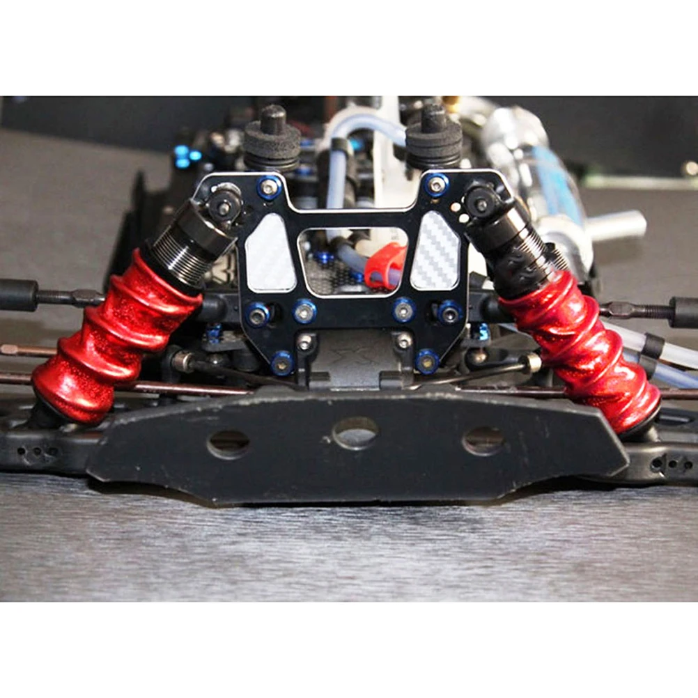 

4pcs Shock Absorber Spring Dust Proof Cover for 1 8 RC Off Road Car Buggy Truck Racing Parts 21 25mm Width Lightweight