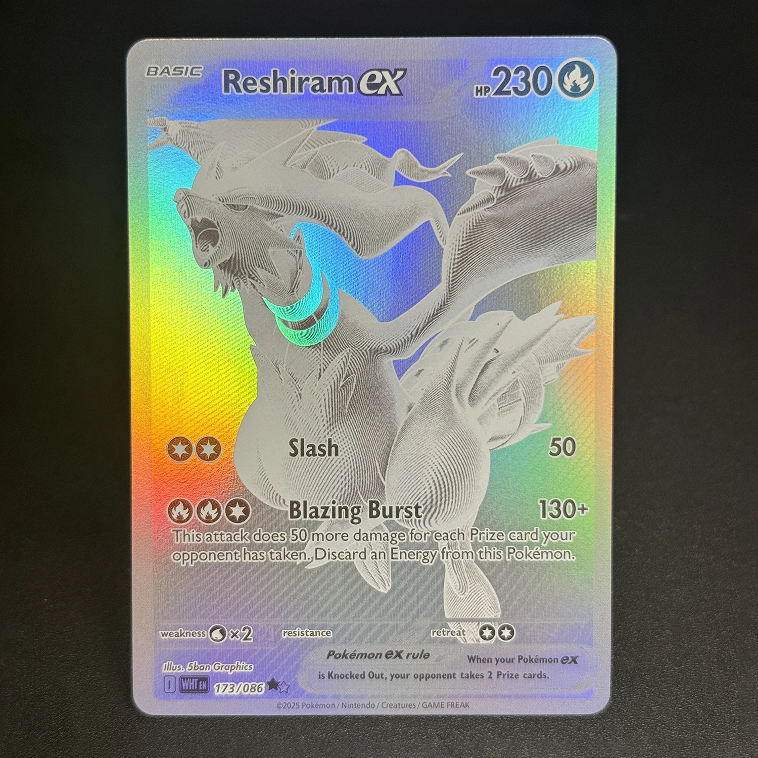 PKM احباط بطاقات الوكيل Victini 172 Zekrom ex 172 Reshiram ex 173/086 لتقوم بها بنفسك أرواق لعب PTCG جمع أنيمي نسخة بطاقات نادرة اللعب