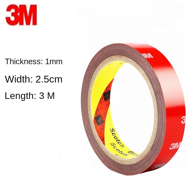 3M 4229P Vhb Starkes, doppelseitiges, hochviskoses, wasserfestes, rückstandsfreies Schaumstoffband, geeignet für Automobil- und Heimdekoration