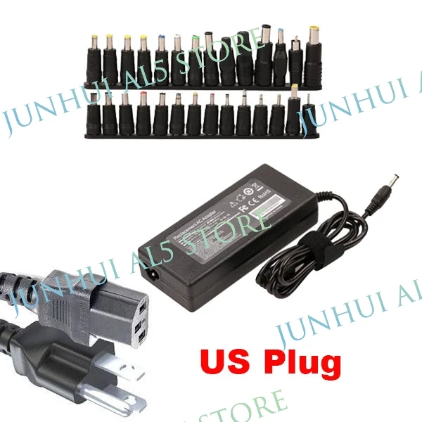 

Portable 19V 4.74A 90W Universal Power Supply Adapter with 28 Connectors Charger For Laptop Notebook Charging 5.5mm*2.5mm Plug