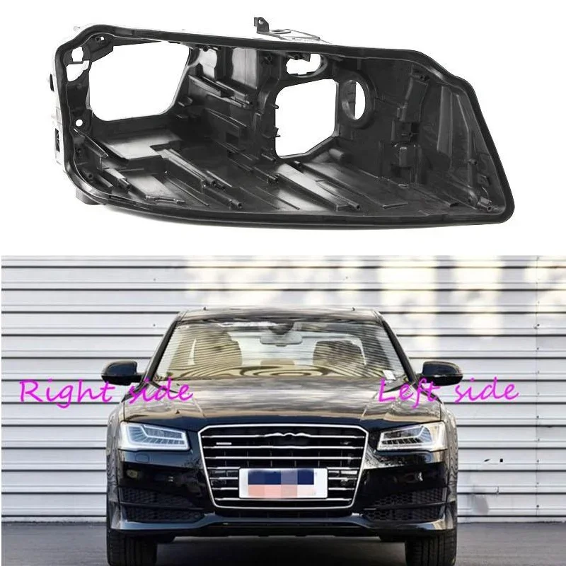 

Headlight Base for Audi A8 2014 2015 2016 2017 Headlamp House Car Rear Base Front Auto Headlight Back House