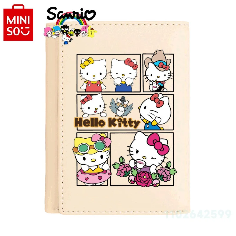 Hello Kitty New Women's Wallet Fashion High Quality Women's Long Zero Wallet Cartoon Large Capacity Multi Functional Card Bag