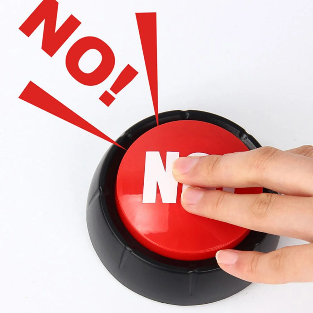 Button Sound Answer No Yes Party Buzzer Buzzers Talking Game Quiz Buttons Record Alarm Show Desktop Contest Desk Prank Tool