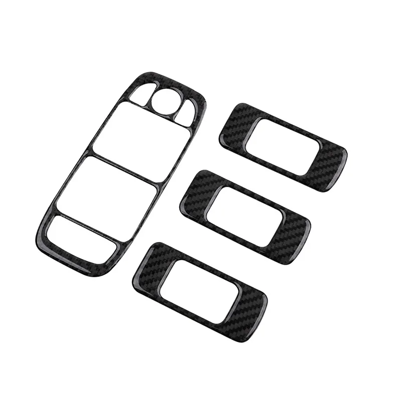 

For Jaguar 16-20F-PACE X761 Carbon Fiber Window Lift Button Panel Decoration Car Interior