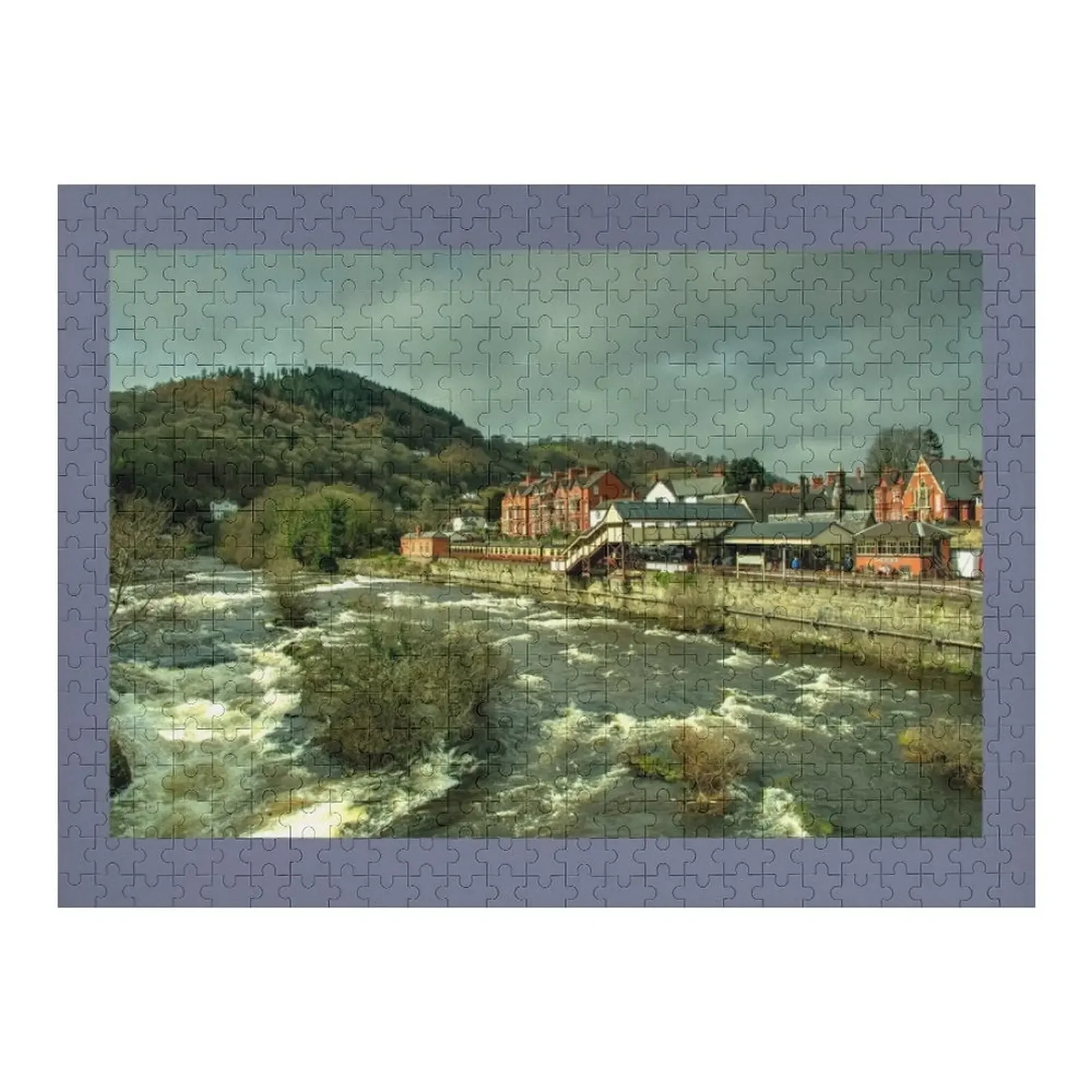 

Llangollen Station Jigsaw Puzzle Personalize Custom Child Gift Custom Jigsaw Puzzle
