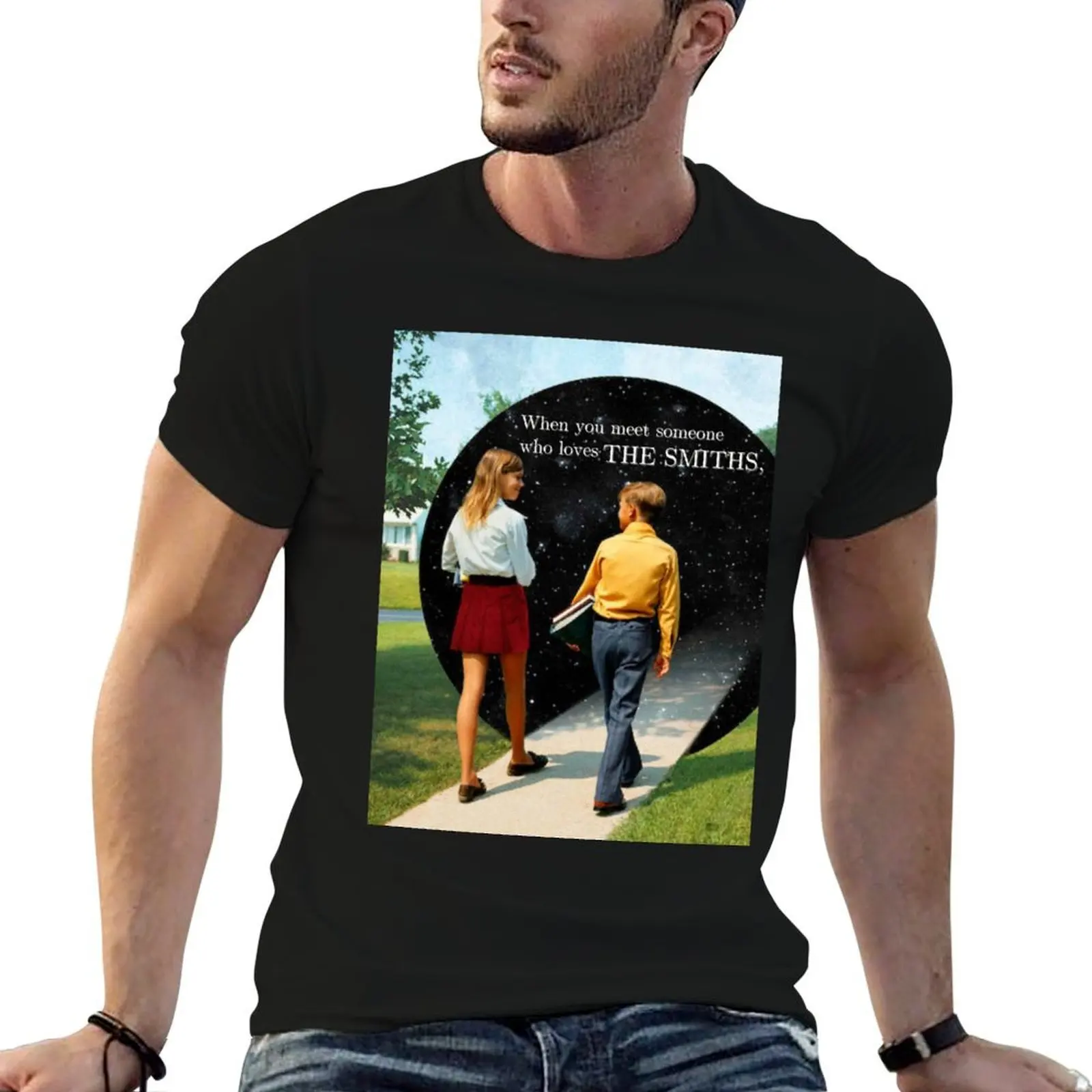 The Smiths Portal to Another Dimension Print T-Shirt vintage clothes summer shirt oversized t shirts for men