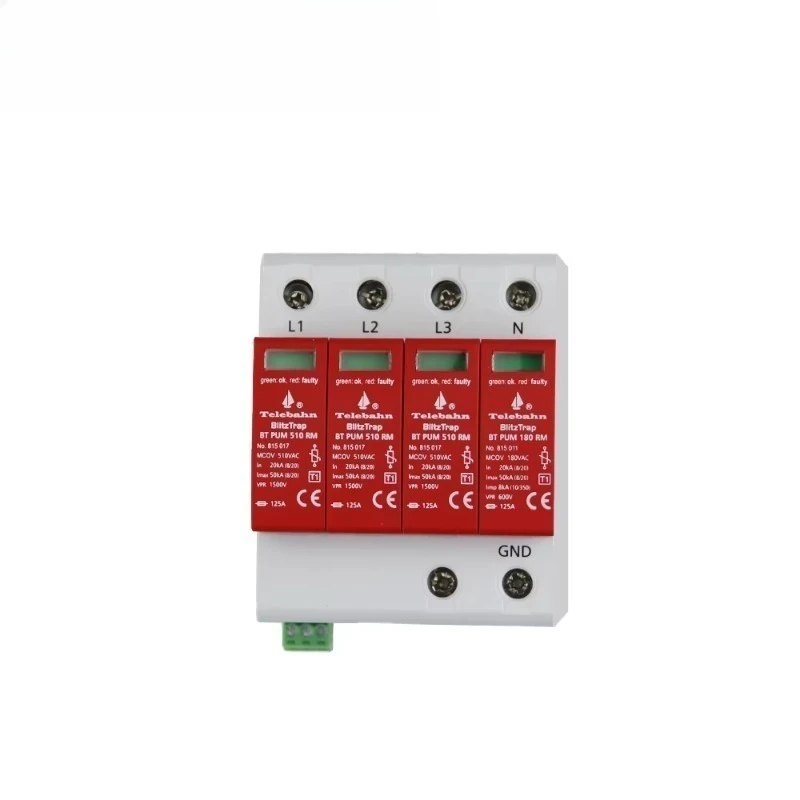347V/600V AC SPD Surge Protector Surge Protection Devices for 3 Phase Wye/4W+G