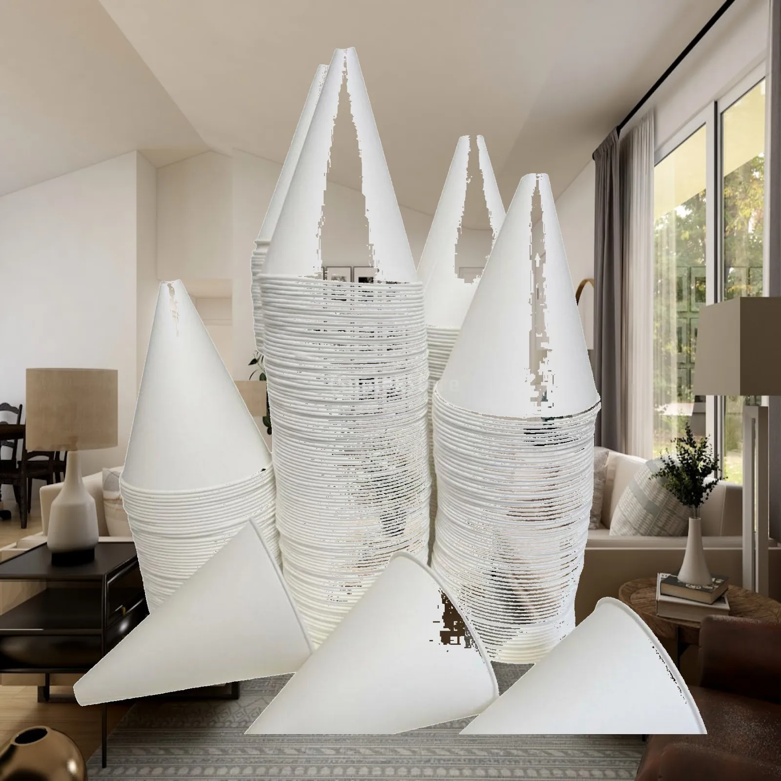 Disposable Paper Funnel No Cleanup Required Paper Cone Funnel for DIY Mechanics