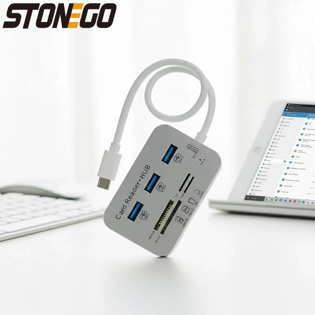 

High Speed 7in1 USB 3.0 Card Reader External Memory Card Reader for SD SDHC SDXC Micro SD TF M2 MS Laptop Accessories