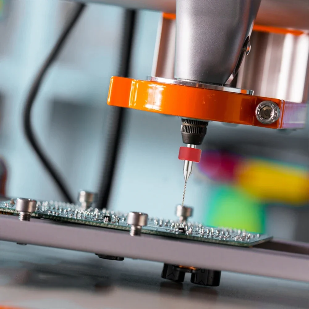 10 Chiếc 1.4Mm Mirco Pcb Bộ Mũi Khoan 3.175Mm Vít Carbide Máy Khoan Cho Mũi Khoan Bảng Mạch In Cnc Viền mũi Khoan