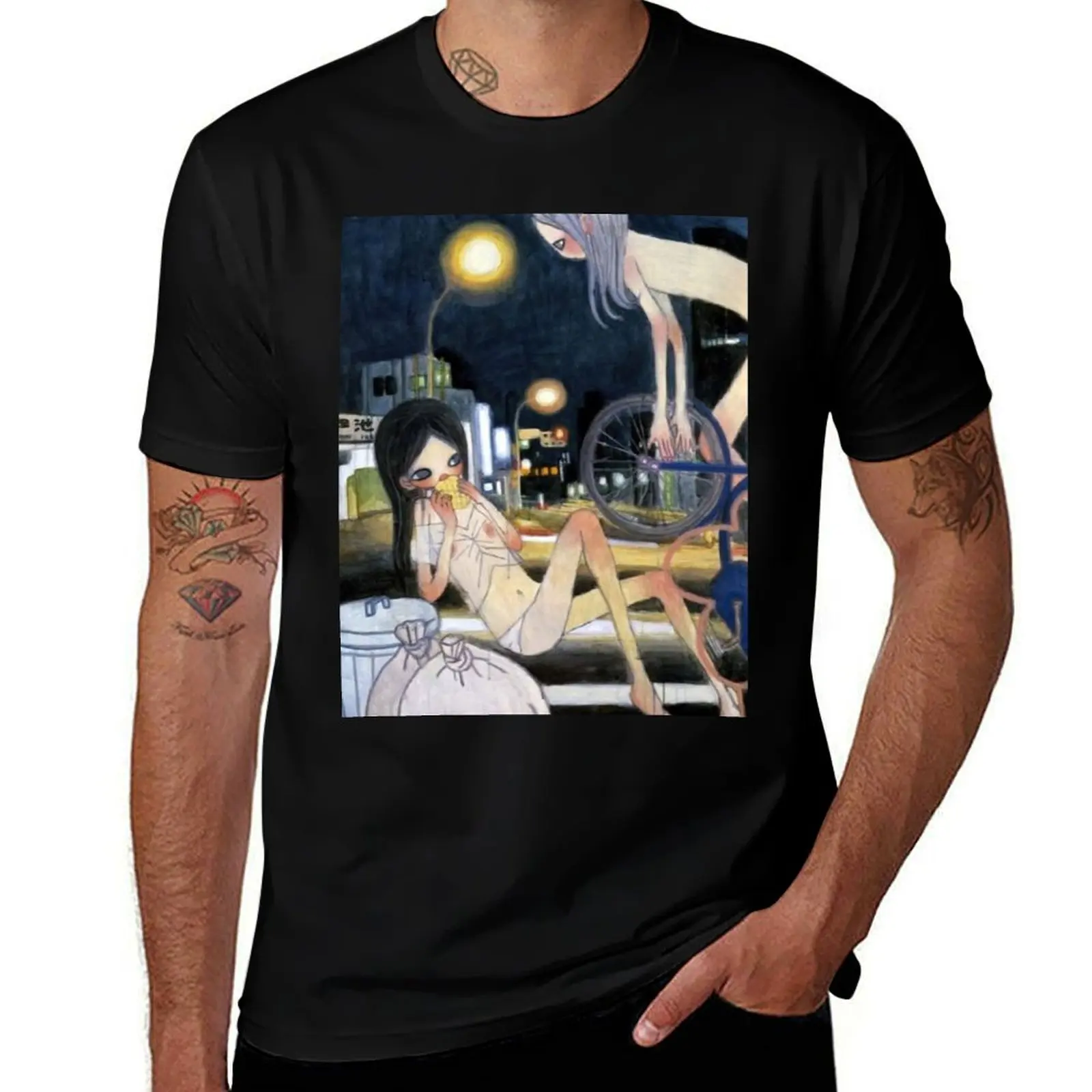 

eat corn T-Shirt man t shirts for men casual black cotton t-shirt plain for man package