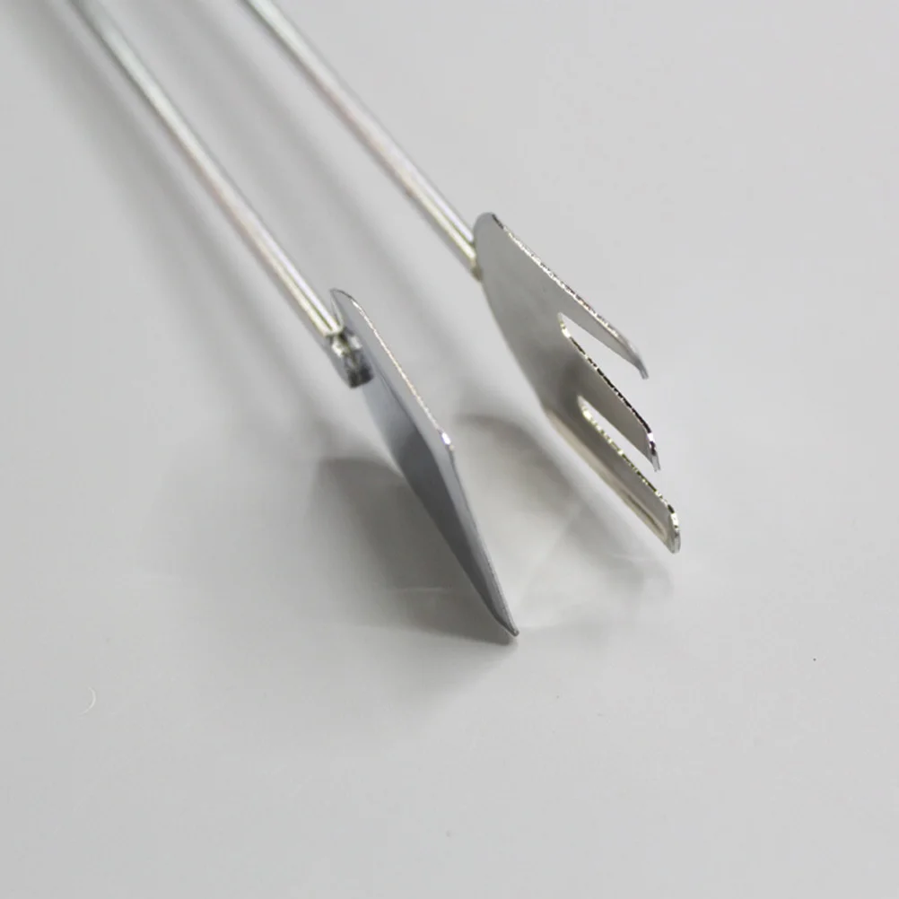 

36Cm Stainless Steel Food Clip One Piece Mirror Finish Ergonomic Handle Bbq Tong For Steak Pizza Bread Kitchen Cooking Tool