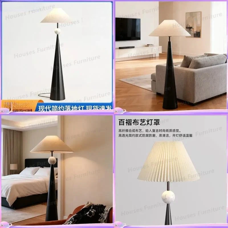 For Medieval Style Floor Lamp French Retro Minimalist High End Living Room Bedroom Bedside Vertical Atmosphere Light Next To