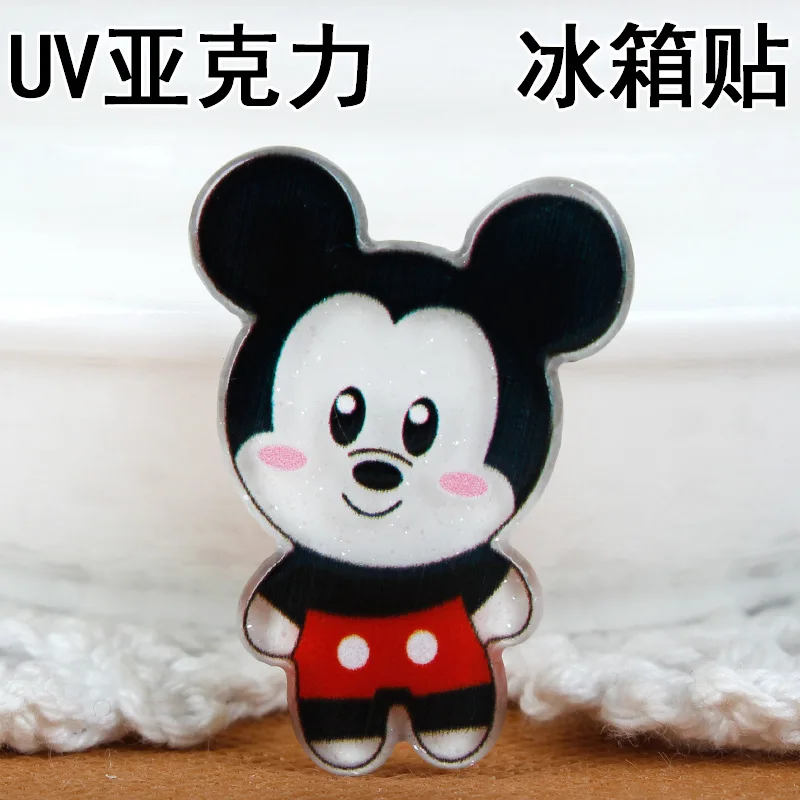 Mickey Minnie Drawing Board Fridge Magnet Mini Refrigerator Home Decoration Sticker Magnets Fridge Souvenir Whiteboard Magnets