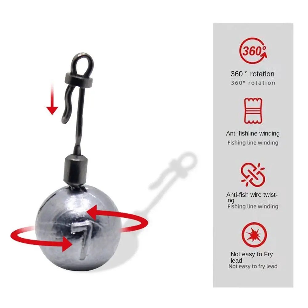 5/10PCS 2g-10g Piombini da pesca fondo concavo Pesca alla carpa Peso da pesca Zavorra Piombo conico stile pesca Peso