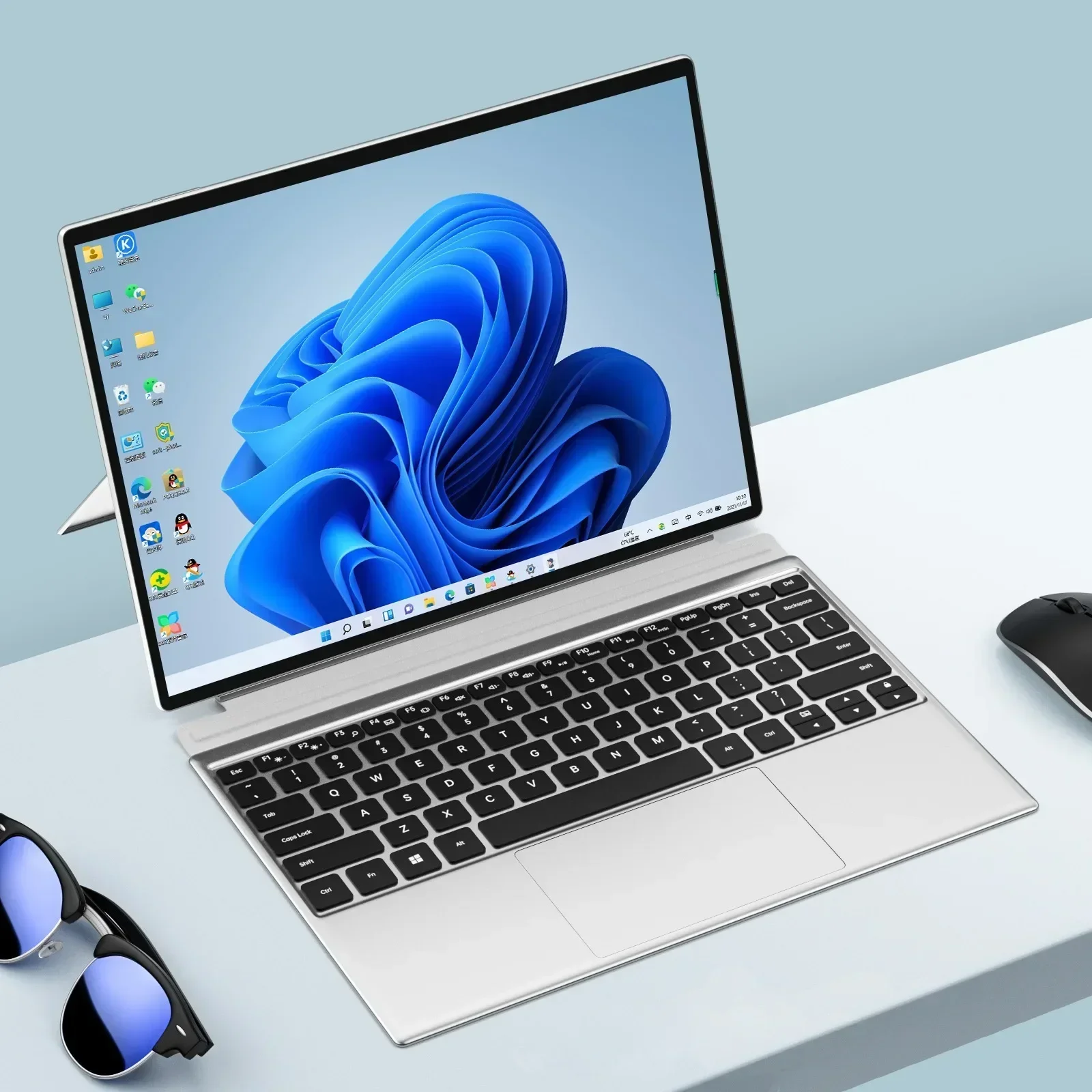 14 Inch Detachable Touch Screen Laptop Win11 3000*2000 Resolution Portable Office Business Notebook Computer Equipment