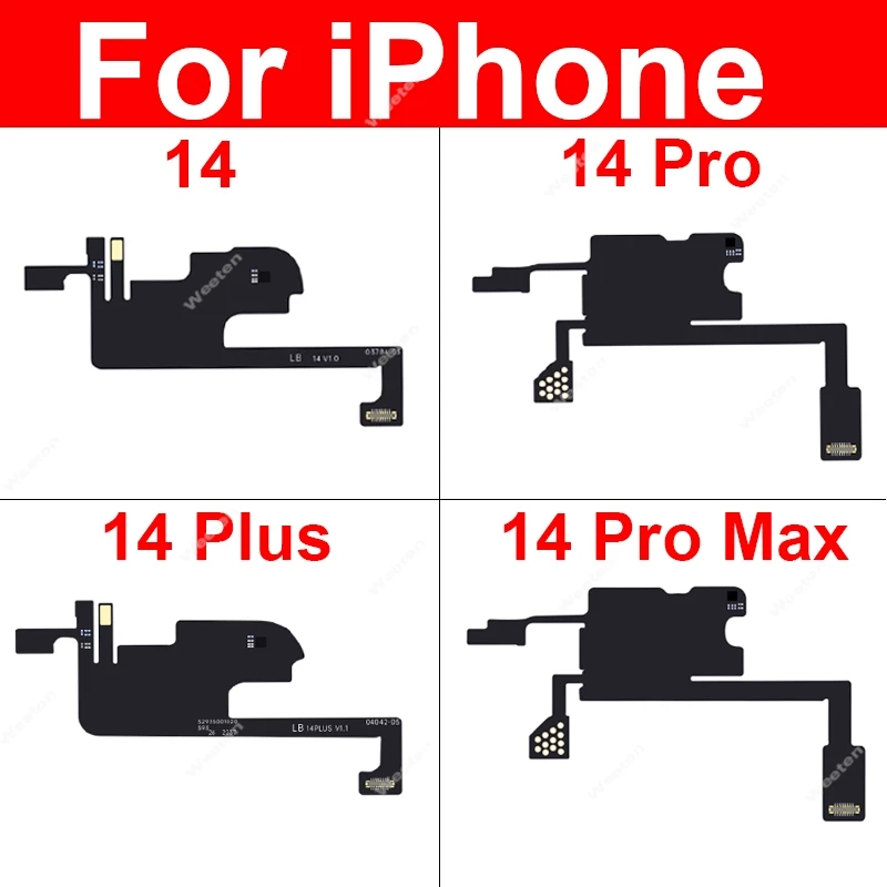 Face ID Function Flex For iPhone 14 Pro Max 14 Plus 14Mini Proximity Light Sensor Empty Flex Cable Without Earpiece Speaker