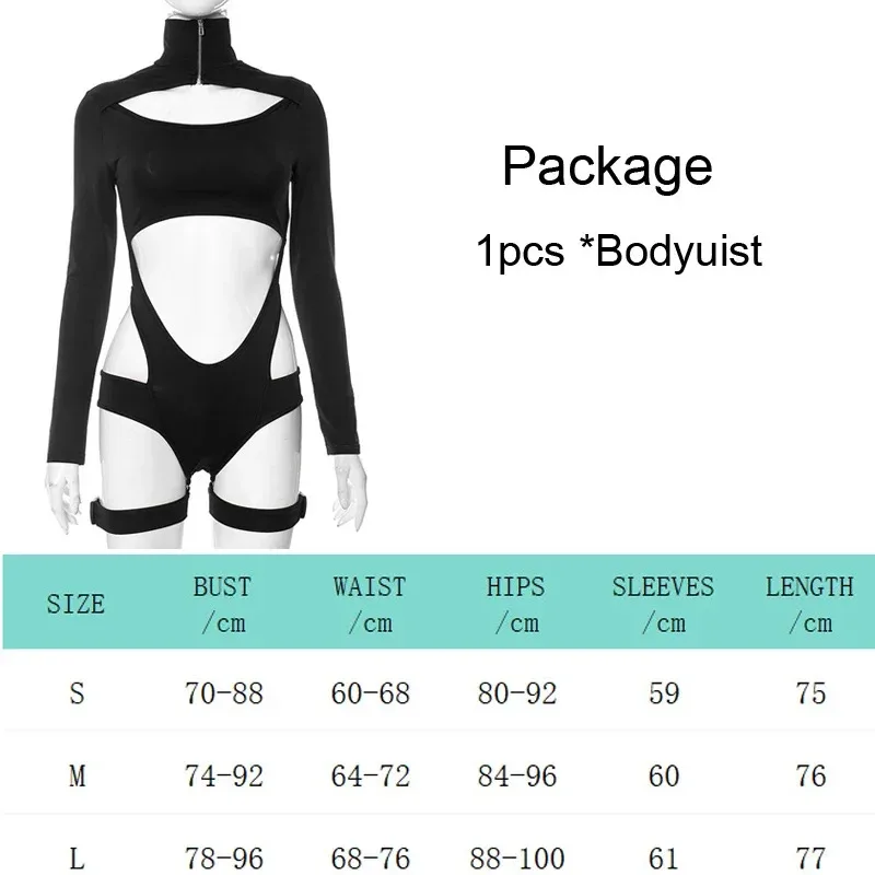 Film Game Agent Assassin Tight Jumpsuit Cosplay Women Hot Strap Hollow Bodysuit with Leg Loop Costume goi/6