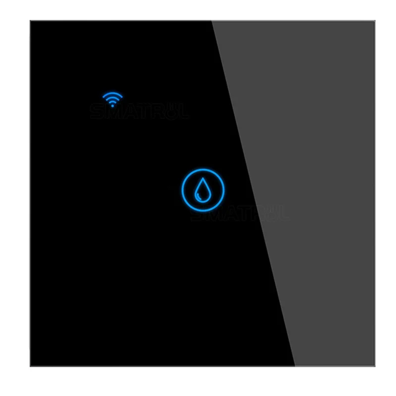 【A42U】Tuya Smart Life APP Controlled 40A Wifi Touch Water Heater Switch Voice Timer Glass Panel Wall Power Controller