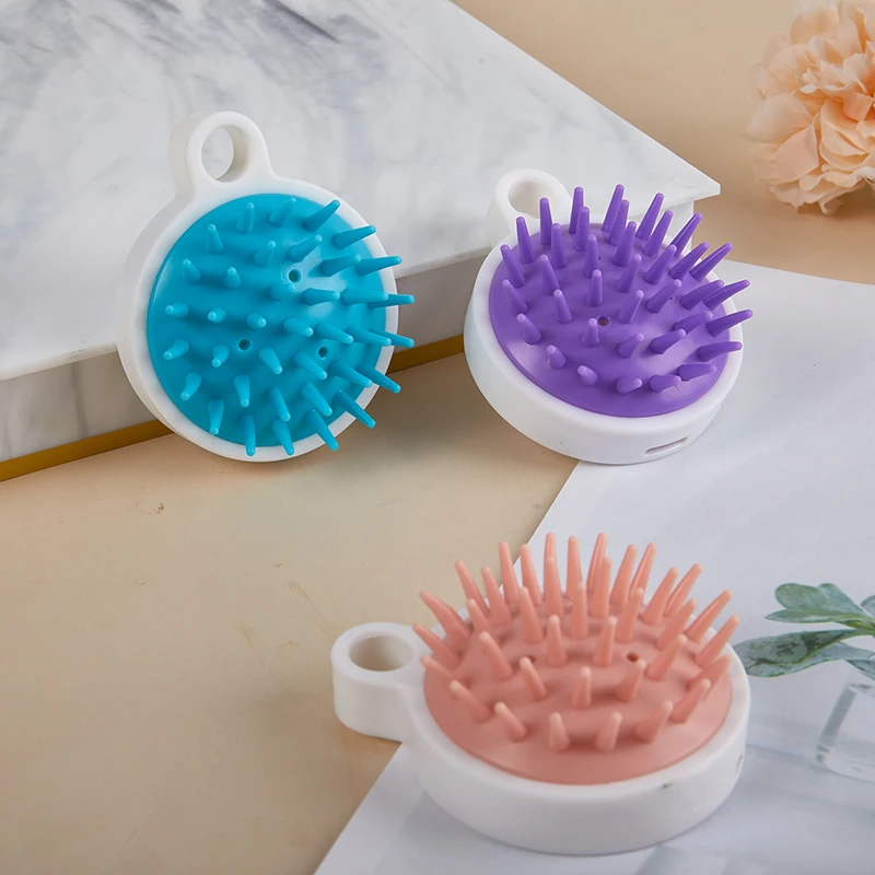 Silicone Massage Comb Gentle And Flexible Head Massage Comb Innovative Anti-Dandruff Brush Hair Salon Tools Cleaning Brush