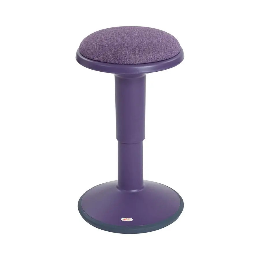 

Sitwell Wobble Stool with Cushion, Adjustable Height, Active Seating, Eggplant