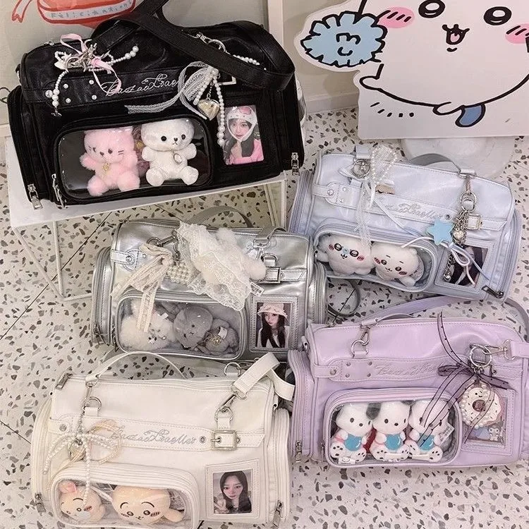 

Прозрачная сумка через плечо для отдыха, универсальная повседневная сумка для женщин, подходящая для всех Sles, весенне-летняя сумка Faion