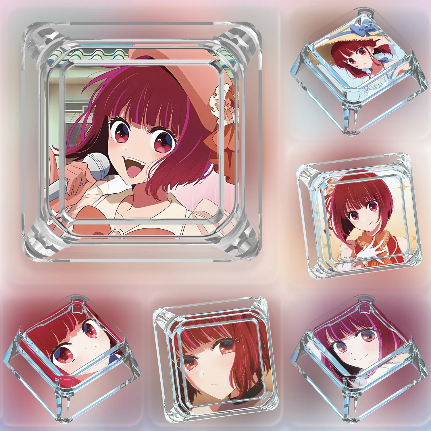 لتقوم بها بنفسك آلهة قصة أريما كانا لوحة المفاتيح الميكانيكية Keycap الصليب رمح بطاقة مخصصة لوحة المفاتيح الميكانيكية Keycap دمى هدايا