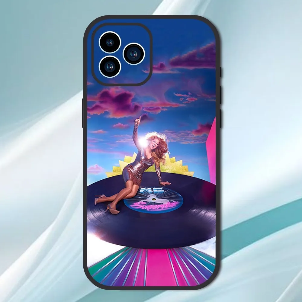 Singer Mariah Carey Phone Case For iPhone 13 12 11 14 15 Pro XS Max XR X 8 7 6S 6 Plus Soft Back case