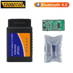 New Bluetooth 4.0 ELM327 V1.5 With Stable CAN Chip For IOS Android Windows ELM 327 V1.5 Car Scanner OBD 2 Diagnostic Interface