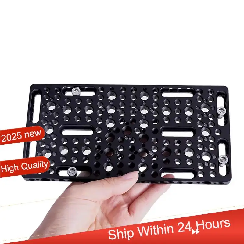 ~【A48T HOT】Cheese Plate Quick Release Adapter For Camera Cage Fits 1/4" & 3/8" Threads Quick Release Adapter Plate
