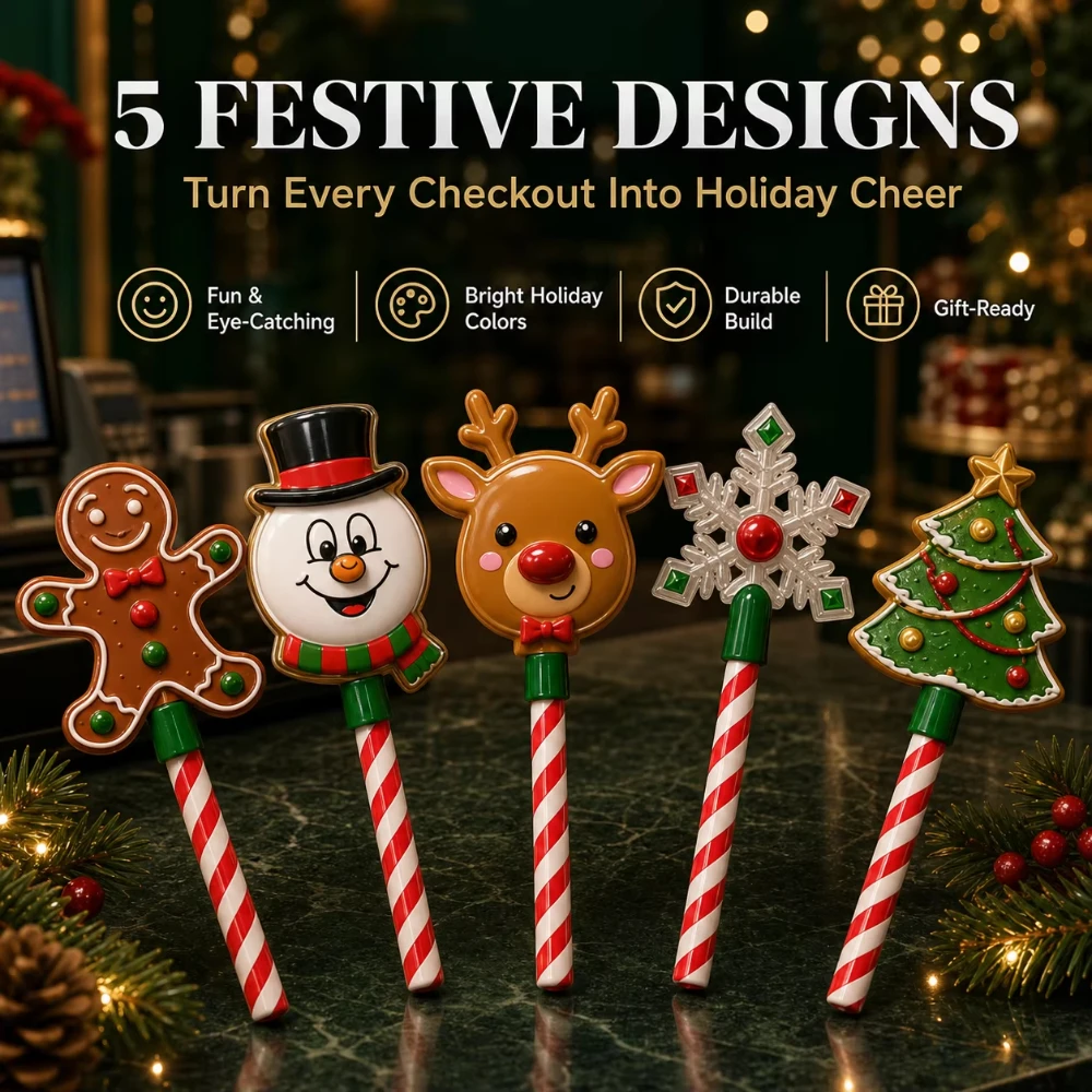 Credit Card Wand Christmas Payment Magic Wand Card Reader Payment Holiday Checkout Prop Fun Santa Payment Card Holder