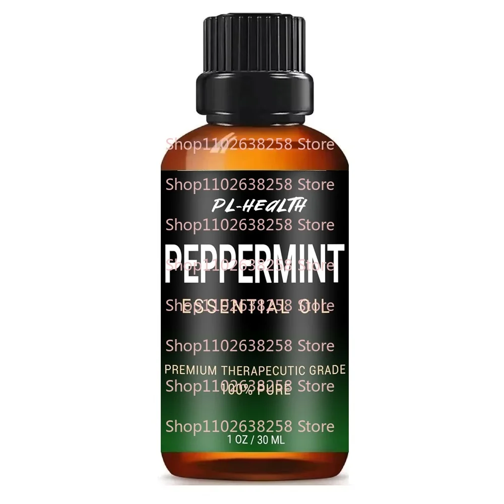 

1oz /30ml Peppermint Essential Oil by Fiora Naturals - 100% Pure Peppermint Oil for Hair Growth, Skin
