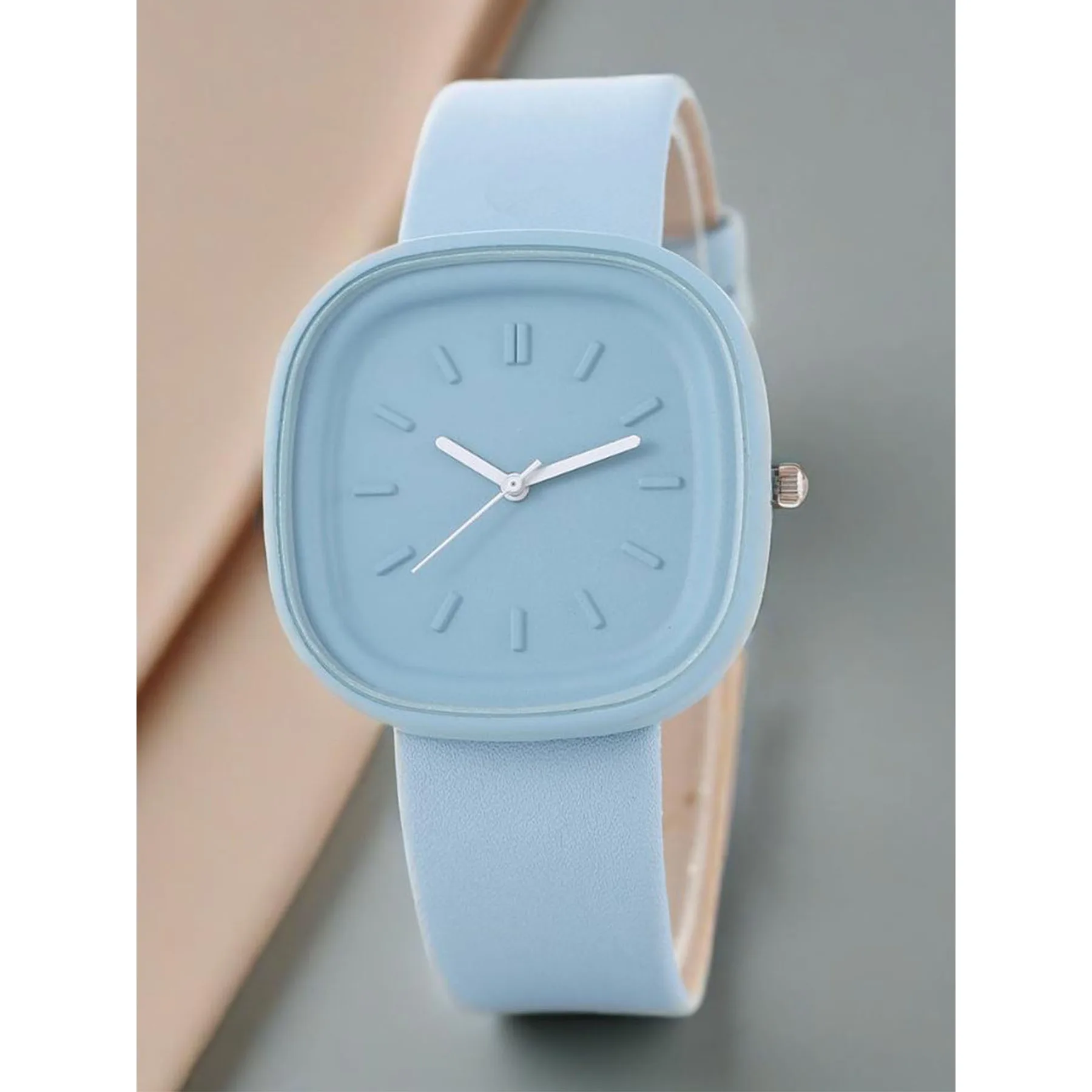 Women's Watch Macaron Series Harajuku Style Candy Color Jelly Simple High-Quality Quartz Watch