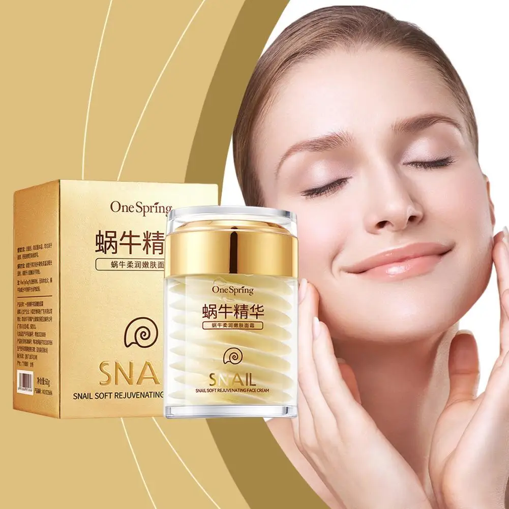 

Snail Collagen Face Cream Moisturizing Facial Firming Serum Anti Eye Bag Softening & Rejuvenating Cream Korean Skin Care Product