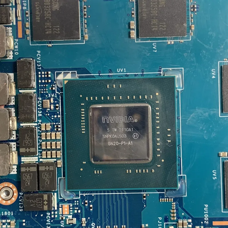 GH51G LA-L181P メインボードエイサー AN517-54 ノートパソコンのマザーボード GN20-P1-A1 RTX3050TI SRKT1 I5-11400H CPU 100% 正常に動作