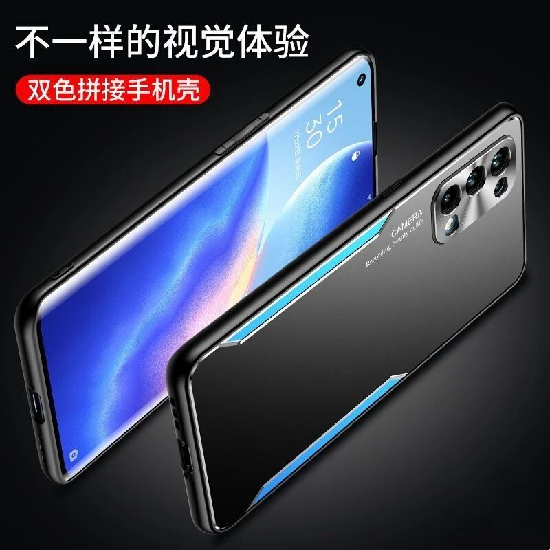 Matte Hard Case For Oppo Reno 7 6 5 Pro Plus Luxury Phone Cover For Oppo Find X3 Neo Lite X5 X5Pro 5G Stylish Shockproof Bumper