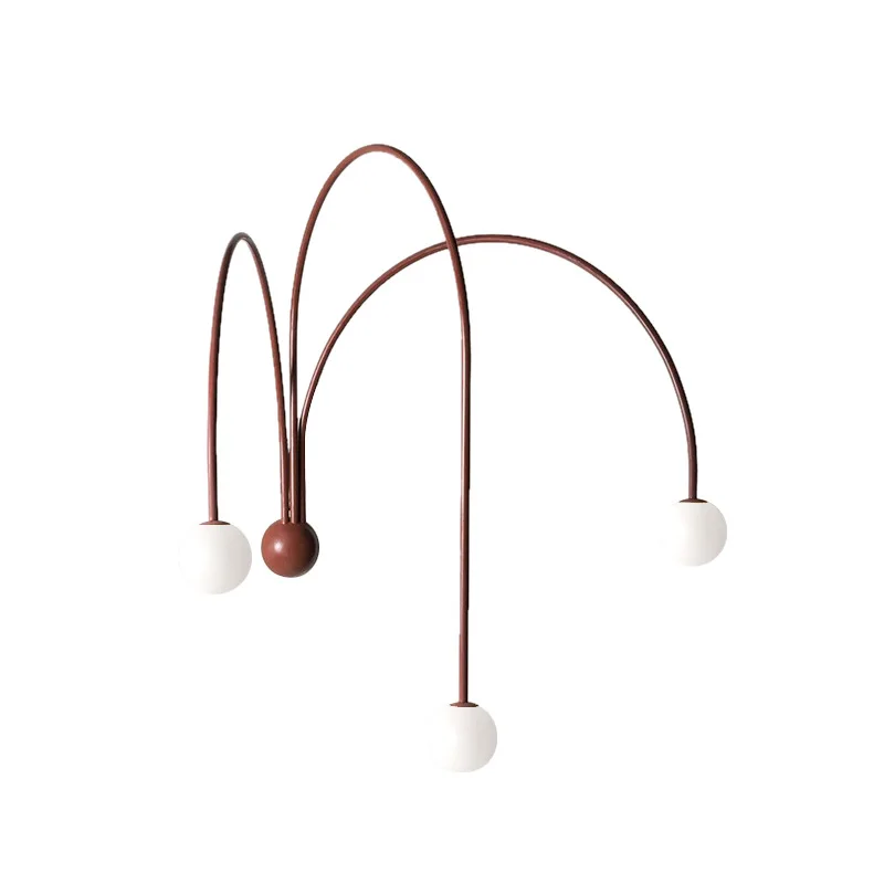 

Modern minimalist Scandinavian style living room bedroom study line wall lamp