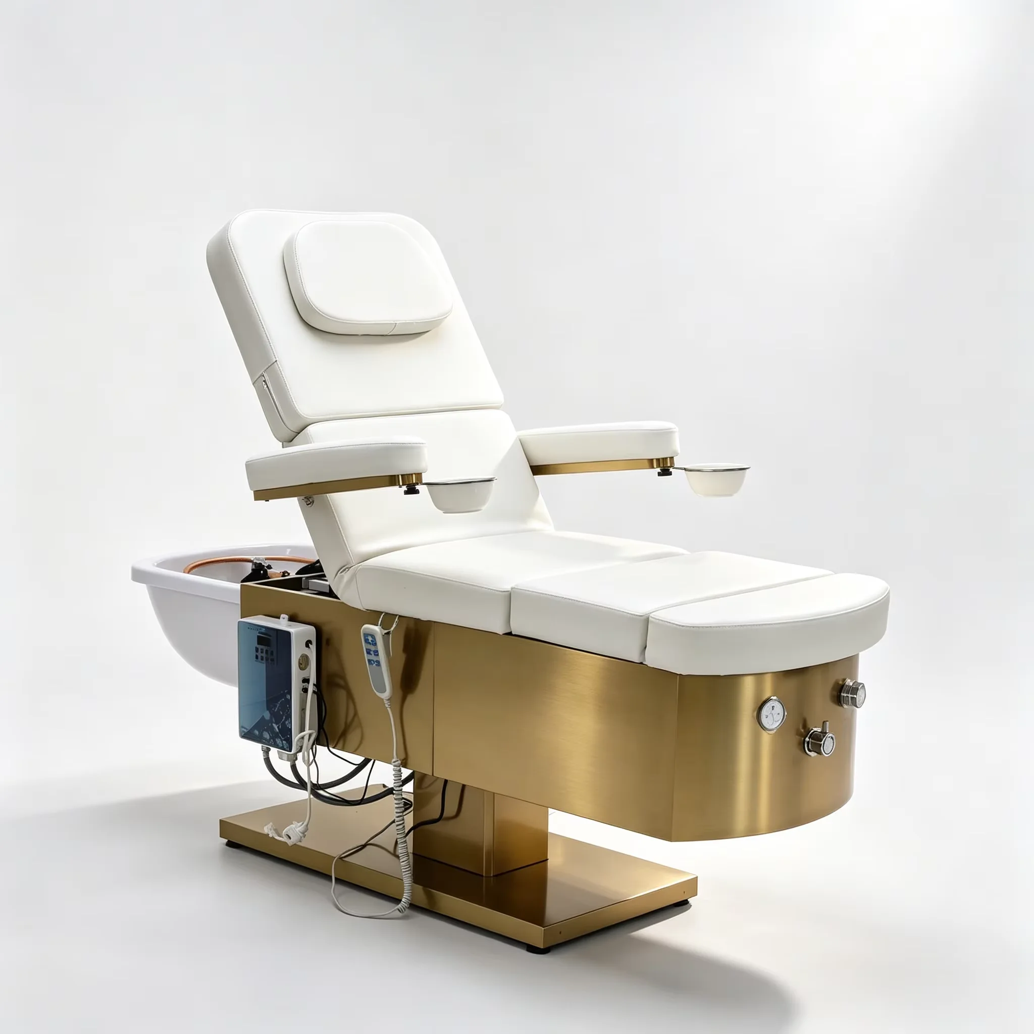Electric Head Spa Shampoo Bed Multifunctional Foot Bath Pedicure Massage Chair All in One Beauty Salon Spa Equipment