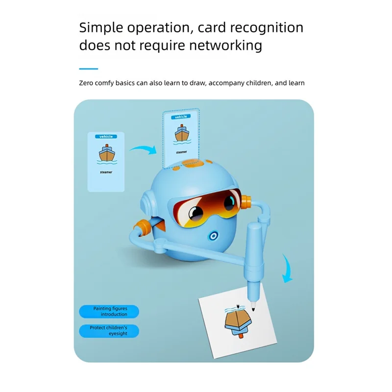 Educational Drawing Robot For Kids Interactive Learning For Early Childhood Enlightenment