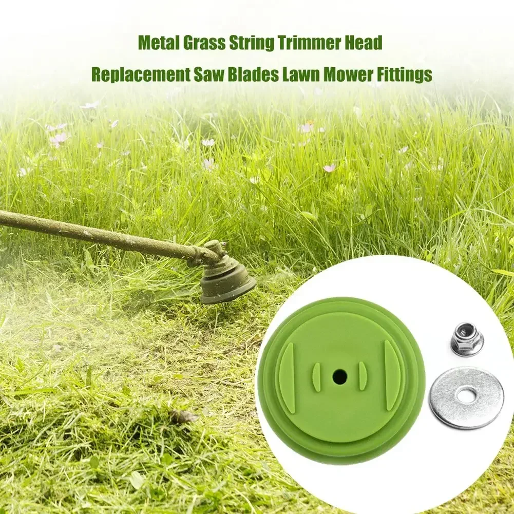 3pcs Grass String Trimmer Head Blades Plastic Cover Lawn Mower Fittings For Grass Trimmers Garden Power Tools Attachment