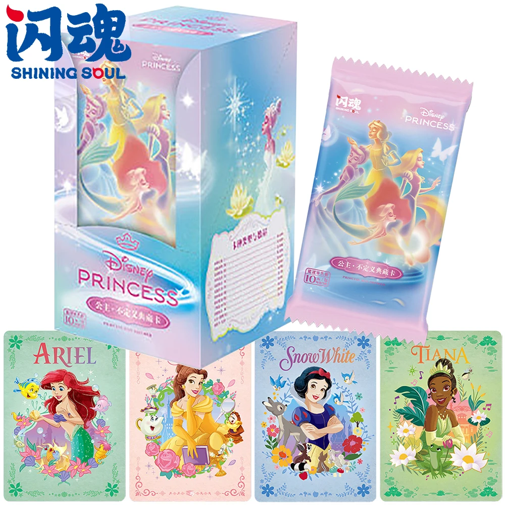 

SHINING SOUL Genuine Princess Collection Card American Classic Fairy Tale Animation Girl Limited Character Card Peripheral Toy