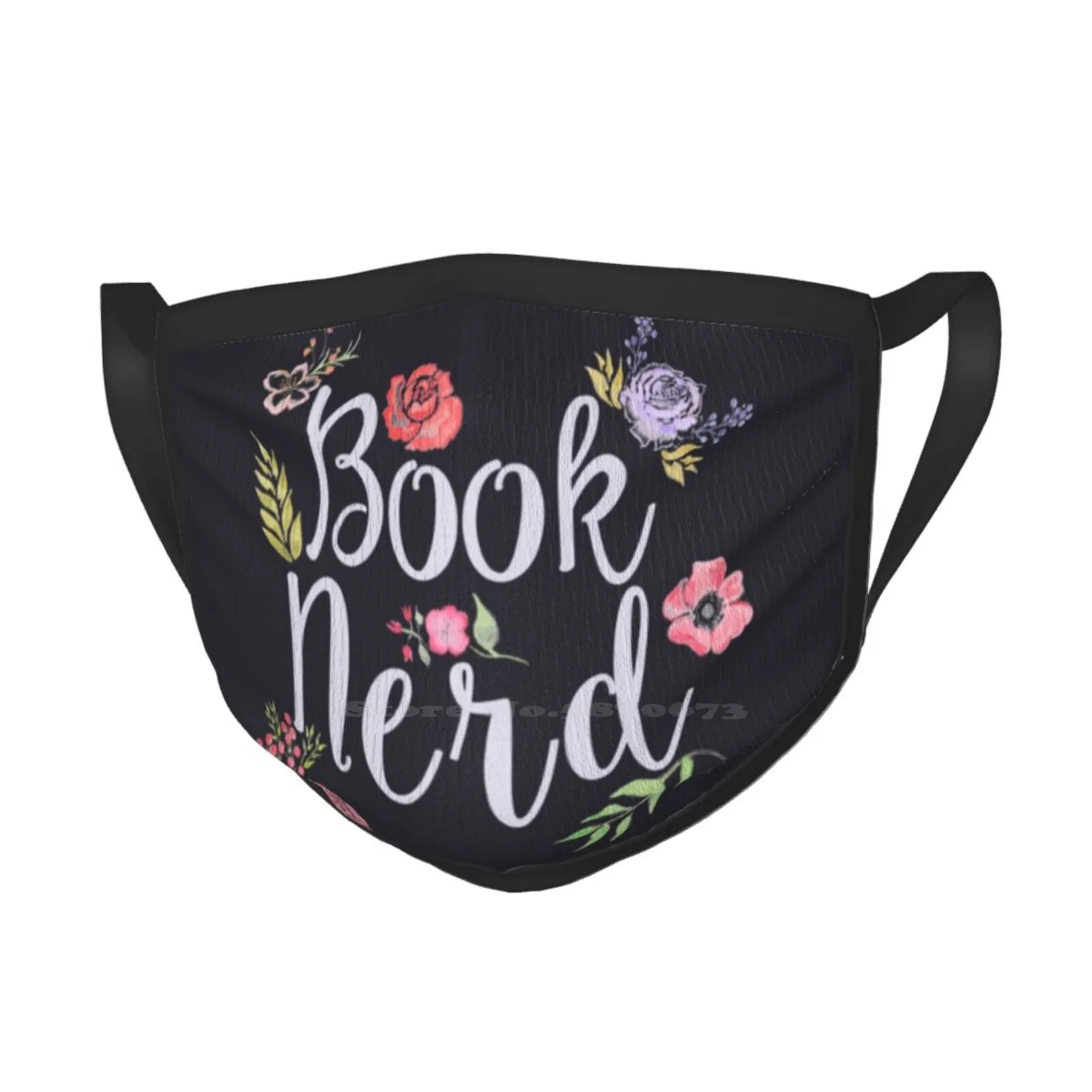 Book Nerd Reverse Knitted Hat Warm Beanie Outdoor Caps Bookstagram Chapter Page Reads Reading Reader Bookworm Book Nerd Floral