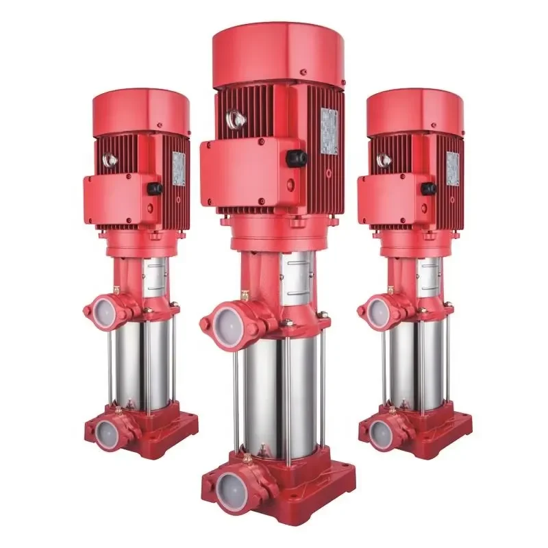 High Quality Vertical Centrifugal Water Pump Fire Fighting Jockey Pump High Pressure Commercial Use Stainless Steel