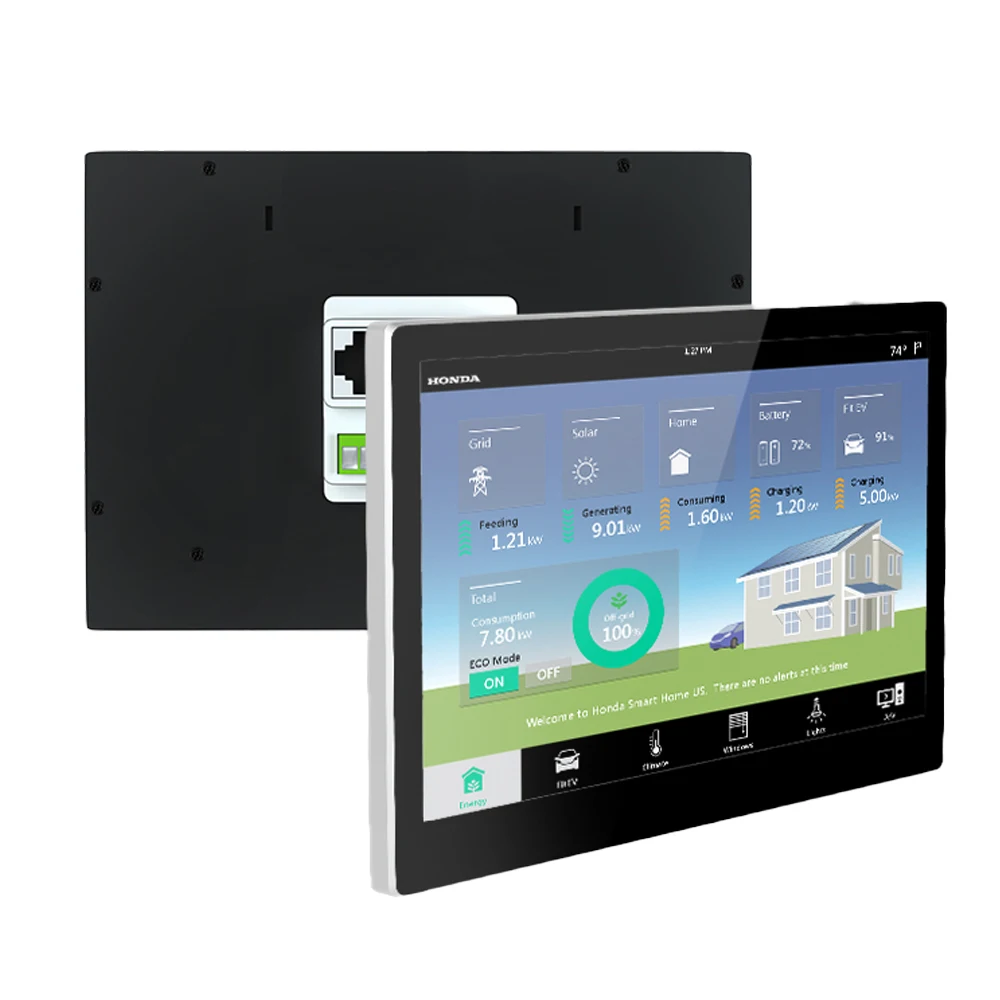 New 10 inch Android POE tablet smart home control panel Aluminum alloy body IPS touch screen WiFi BT RS485 DC input