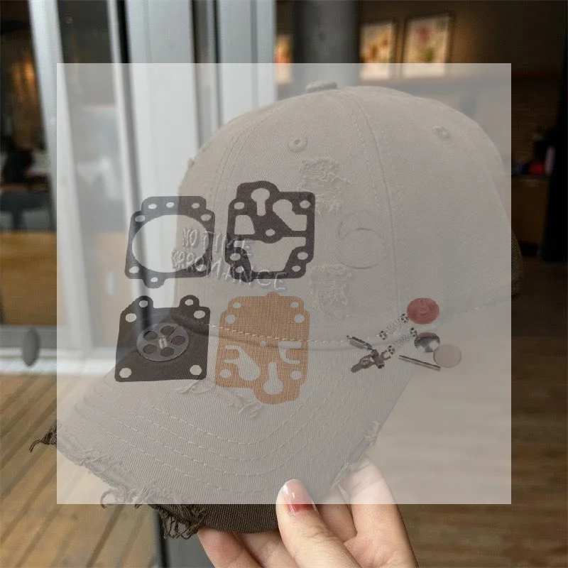 Outdoor Camping Activities For Adults - 野球帽 3D刺繍 フェイススリミング 洗濯可能 調整可能 メンズ