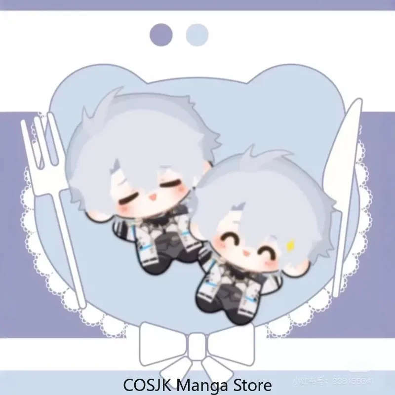 

Anime Honkai Star Rail Bai'e 10cm Cotton Plush Figure Pendant Keychain Stuffed Printed Body Handmade Model Desktop Decoration