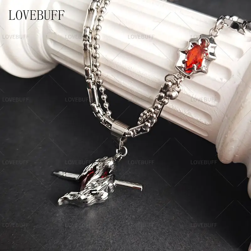 

Love and Deepspace Sylus Anime Necklace Cospaly Cartoon Ornament Gift Pendant Collect Decorate